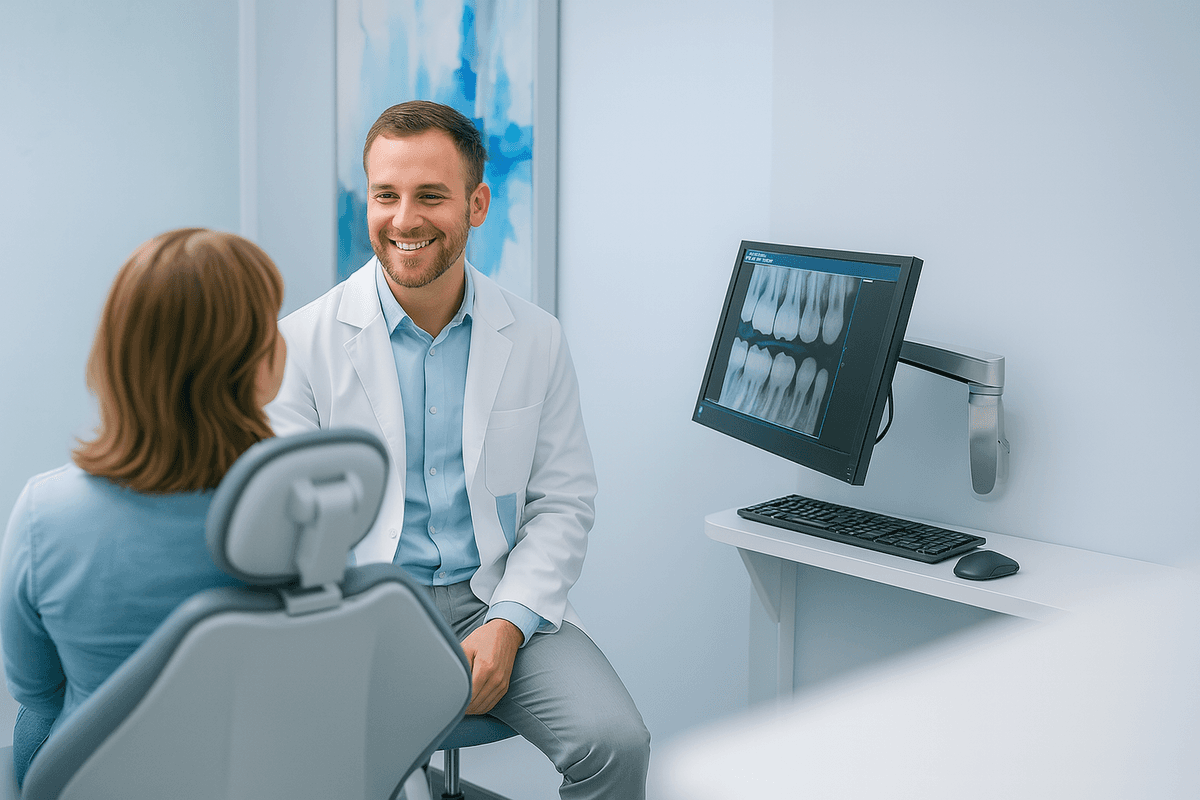 Patient care at Dental Demo